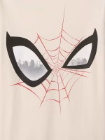 GapKids | Marvel Spider-Man Graphic T-Shirt - Tan Chino - Image 2