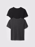 babyGap Logo T-Shirt (2-Pack) - Black #728516 - Image 2