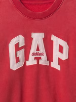 VintageSoft Gap Logo Tunic Sweatshirt- Modern Red - Image 4