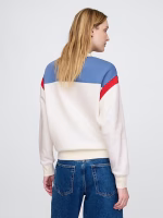 VintageSoft Gap Logo Tunic Sweatshirt - New Off White - Image 3