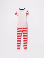 babyGap × Disney Minnie Mouse 100% Organic Cotton PJ Set-Hula Red - Image 3