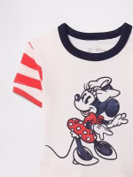 babyGap × Disney Minnie Mouse 100% Organic Cotton PJ Set-Hula Red - Image 2
