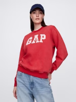 VintageSoft Gap Logo Tunic Sweatshirt- Modern Red