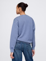 VintageSoft Gap Logo Tunic Sweatshirt- Bainbridge Blue - Image 3