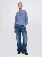 VintageSoft Gap Logo Tunic Sweatshirt- Bainbridge Blue - Image 2