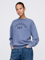 VintageSoft Gap Logo Tunic Sweatshirt- Bainbridge Blue