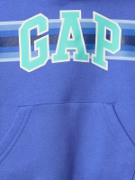 babyGap Relaxed Gap Logo Hoodie - Dazzling Blue - Image 2
