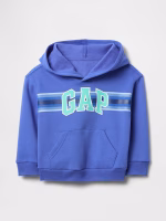 babyGap Relaxed Gap Logo Hoodie - Dazzling Blue