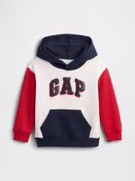 babyGap Relaxed Logo Colorblock Hoodie - Tapestry Navy #779191