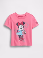 babyGap × Disney Graphic T-Shirt - Neon Impulsive Pink Minnie Mouse