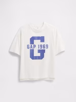 Kids Relaxed Gap Graphic T-Shirt - New Off White - Image 3