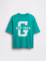 Kids Relaxed Gap Graphic T-Shirt - Green Mirage