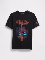GapKids | Marvel Spider-Man Graphic T-Shirt - Black