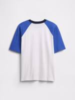 BOY Kids Oversized Sport Graphic T-Shirt - White - Image 2