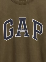 Gap Arch Logo T-Shirt (FIT REGULAR) - Green Olive - Image 2