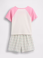 Gap × Disney Kids Recycled PJ Short Set - Retro Tennis White - Image 3