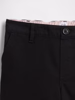 Girl Kids Uniform Flare Chinos - Black - Image 2