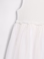 babyGap Tulle Skirt Dress - New Off White - Image 2