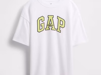 Kids Heavyweight Athletic Logo T-Shirt - Optic White