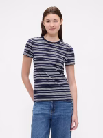Favorite Stripe Crewneck T-Shirt- Navy Stripe