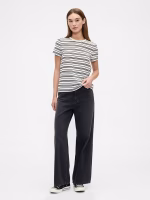 Favorite Stripe Crewneck T-Shirt- Tan Chino - Image 3