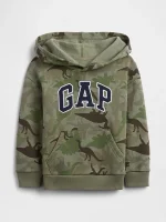babyGap Relaxed Logo Hoodie - Mesculen Green Dinosaurs #820880