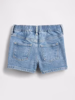 babyGap Pull-On Pleated Denim Skort - Medium Wash - Image 4