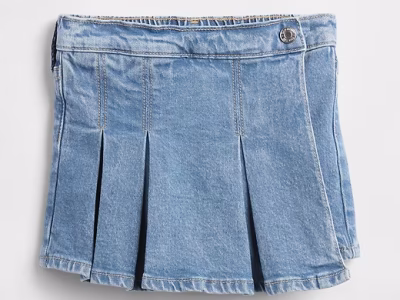 babyGap Pull-On Pleated Denim Skort - Medium Wash