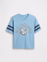 BOY Kids Oversized Sport Graphic T-Shirt - Blue Stone