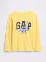 babyGap Graphic T-Shirt-Lemon Drop Yellow Dinosaurs