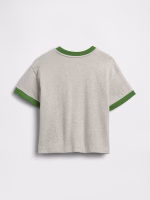 Gap × Disney Baby & Toddler Graphic T-Shirt -Light Heather Grey - Image 2