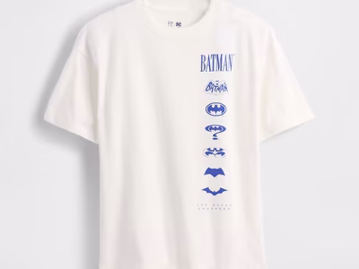 Kids Batman Relaxed Graphic T-Shirt - New Off White