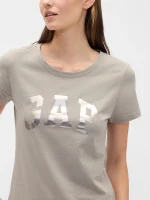 Gap Logo T-Shirt(Regular fit) - Medium Cool Brown - Image 3