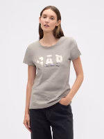 Gap Logo T-Shirt(Regular fit) - Medium Cool Brown