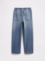 Kids Soft Baggy Jeans - Medium Wash(REGULAR) - Image 3