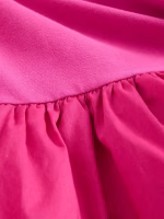 Kids Drop-Waist Ruffle Dress - Bright Fuchsia - Image 2