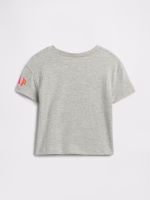 babyGap × Disney Graphic T-Shirt - Grey Heart Minnie Mouse - Image 2