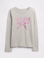 Girl Kids Graphic T-Shirt - Grey