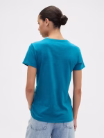 Gap Logo T-Shirt(Regular fit) - Deep Water Teal - Image 3