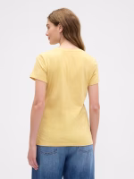 Gap Logo T-Shirt(Regular fit) - French Almond Yellow - Image 3