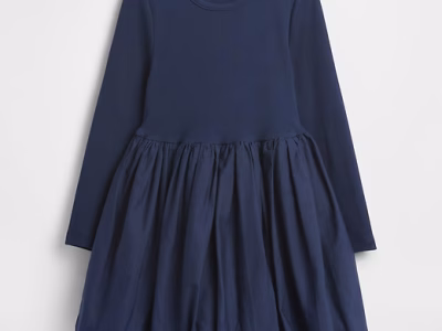 babyGap Bubble Dress - Navy Uniform