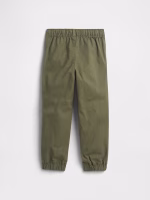 babyGap Relaxed Pull-On Joggers - Army Jacket Green - Image 4