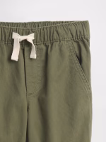 babyGap Relaxed Pull-On Joggers - Army Jacket Green - Image 3