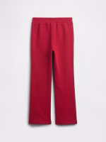 Kids Relaxed Gap Logo Bootcut Joggers-Burgundy Sled - Image 3