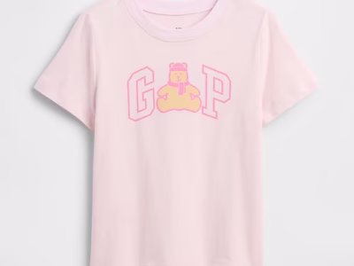 babyGap Logo T-Shirt - Pink Dogwood