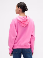 Relaxed Gap Logo Zip Hoodie-Love Letter Pink - Image 4