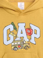 babyGap Logo Hoodie - Honey Im Home School Yellow - Image 2