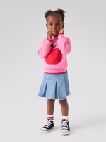 babyGap Pull-On Pleated Denim Skort - Medium Wash - Image 3