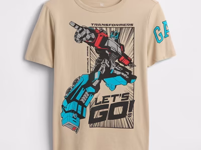 GapKids | Transformers™ Graphic T-Shirt-Tan Wicker