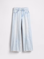 Kids Low Rise Stride Seamed Wide(Regular)-Leg Jeans- Medium Wash - Image 2